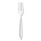 Solo Impress Heavyweight Full-Length Polystyrene Cutlery, Fork, White, 100PK HSWFX-0007 - alternate 1